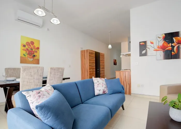 St Julians 2 Bedroom Apartment With Commanding Seaviews By Shortletsmalta